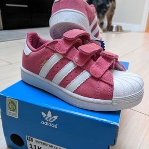 Addidas Superstar Sneakers for Girls/Toddlers